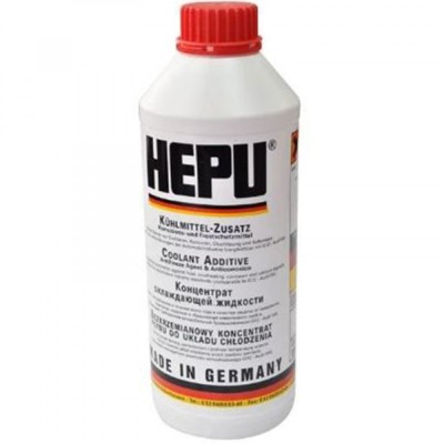 Antigel concentrat Hepu G12 rosu 1.5 litri foto