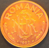 Moneda 1 LEU - ROMANIA, anul 1992 *cod 2190 B