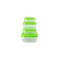 Set 4 cutii alimente, patrate, Fresco 400 ml, 800 ml, 1 l, 2 l, verzi