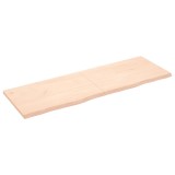 Cumpara ieftin Blat de masă, 180x60x(2-4) cm, lemn masiv de stejar netratat