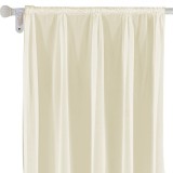 Perdea Decorativă, Voal, Bandă, Ecru, 140x250cm, Oem