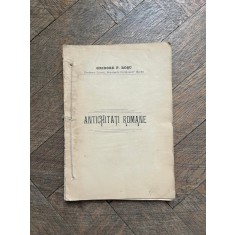 Grigore P. Rosu Antichitati romane