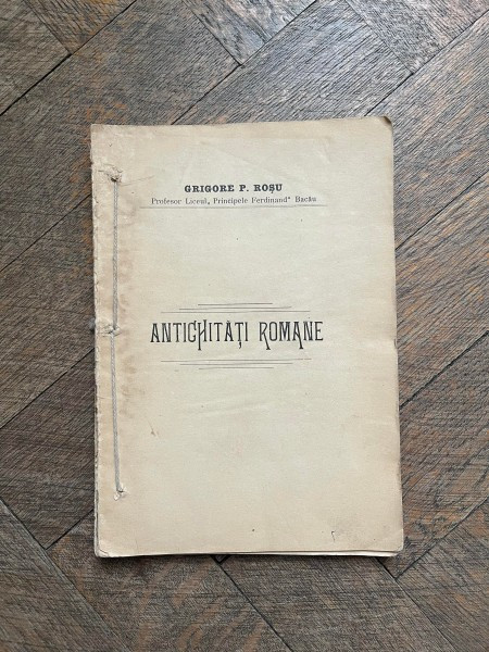 Grigore P. Rosu Antichitati romane
