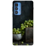 Husa compatibila cu Motorola Edge 20 Lite model Bowl of grapes, Silicon, TPU, Viceversa, Transparent, Carcasa