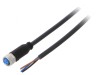 Cablu de Conectare M8 PIN 3 Drept 5m 60VAC 4A