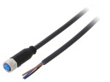 Cablu de Conectare M8 PIN 3 Drept 5m 60VAC 4A