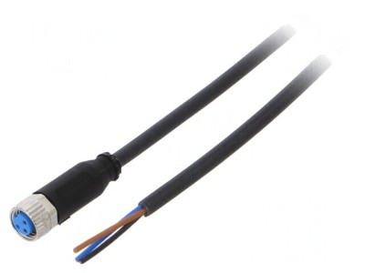 Cablu de Conectare M8 PIN 3 Drept 5m 60VAC 4A foto
