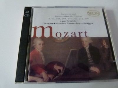 Mozart - concerte pt. vioara , 2 cd, Mozart -ensemble Amsterdam, ,g4 foto