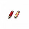 Set becuri auto cu LED CANBUS sofit compatibil C5W 12 SMD 39mm Alb 12/24V,