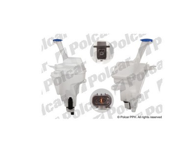Rezervor spalator parbriz Hyundai Elantra (Md/Ud), 08.2010-05.2016, I30 (Gd), 03.2012-, cu pompa sprit parbriz si senzor nivel lichid foto