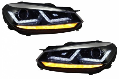 Faruri Osram LED VW Golf 6 VI (2008-2012) Crom LEDriving Semnal Dinamic Performance AutoTuning foto