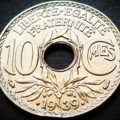 Moneda istorica 10 CENTIMES - FRANTA, anul 1939 * cod 2590