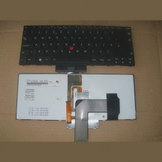 Tastatura laptop noua LENOVO Thinkpad X1 Black Frame Black Backlit UK foto