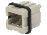 Conector HDC mamă EPIC STA, 6 pini, 10A, 60V - LAPP