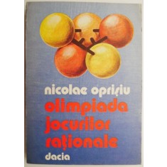 Olimpiada jocurilor rationale &ndash; Nicolae Oprisiu