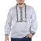 Bluza tip ie barbati RB 24, alb/maro , marimea XL