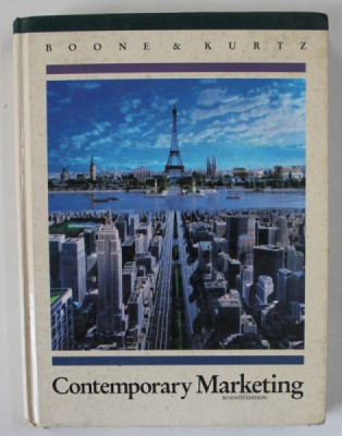 CONTEMPORARY MARKETING by BOONE and KURTZ , 1992, PREZINTA SUBLINIERI * foto
