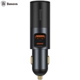 INCARCATOR auto Baseus Share Together,1 x USB Output 5V/3A,1 x USB Type-C max 5V/3A si 1 x bricheta auto 60W,total output 120W, pt. bricheta auto,gri&quot;