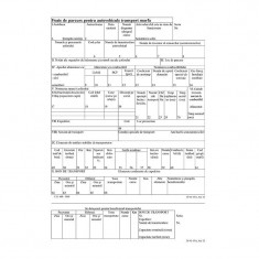 Foaie de parcurs marfa, neinseriata, format A4 foto