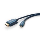 Cablu Profesional 2m micro HDMI - HDMI Ultra HD 4K 60Hz cu Ethernet, Clicktronic