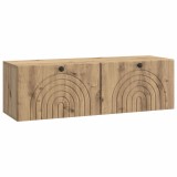 vidaXL Oglindă TV montată pe perete Stejar Artizanal 98 x 31 x 30 cm 898224