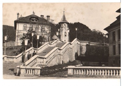 CPIB 16482 CARTE POSTALA - PIATRA NEAMT. SCARILE SPRE TURNUL LUI STEFAN CEL MARE foto