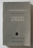 I. Negoițescu - &Icirc;nsemnări critice