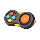 Jucarie Interactiva, Cyrax, Model Fidget Pad, Antistres, +3 Ani, Functii Multiple, 5.5 x 3.5 x 11 cm, Negru