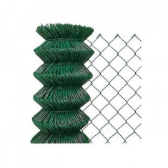 Gard de gradina Retic, pvc, verde, 60 mm, 2 mm, inaltime 1.25 m