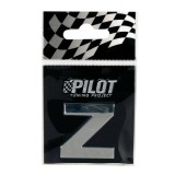 Autocolant 3D crom Type-3 (28mm) litera - Z Garage AutoRide
