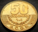 Cumpara ieftin Moneda exotica 50 COLONES - COSTA RICA, anul 2012 *cod 4445 A = luciu de batere, America Centrala si de Sud