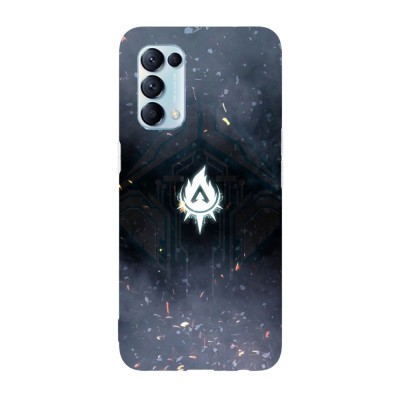 Husa compatibila cu Oppo A72, Viceversa, model Apex Legends Logo, Silicon, TPU foto