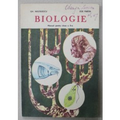 BIOLOGIE , MANUAL PENTRU CLASA A X-A de GH. NASTASESCU si ZOE PARTIN , 1985
