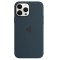 Husa din silicon Apple iPhone 13 Pro Max cu MagSafe, Abyss Blue - RESIGILAT