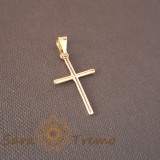 Cumpara ieftin Cruce fina, eleganta si clasica, 2.5 cm , Simbol al credintei pure