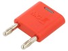 Conector Banană 4mm 32A Roșu Izolat