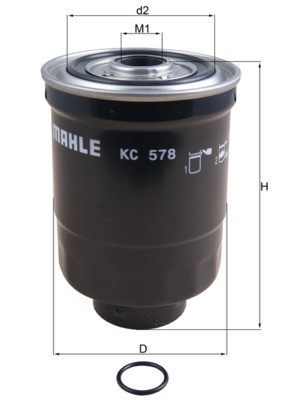 MAHLE KC 578D filtru combustibil foto