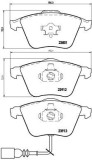 Set Placute frana punte fata SRLine Polonia, Audi A3 (8P) 2003-2012, Seat Leon (1P); Skoda Superb 2 (3T) 2008-2015; Vw Eos, Golf 5, Golf 6, Passat (B