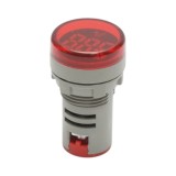 Indicator digital ampermetru LED rosu 50-500V AC &Oslash; 22mm Breckner Germany