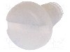 Surub UNC 6-32, poliamida, lungime 6.25mm, cap rotund, pas filet {{Pas filet}}, KEYSTONE - 9334 foto