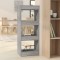 vidaXL Bibliotecă/Separator cameră, gri sonoma, 40x30x103 cm, PAL