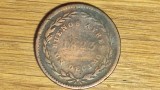 Argentina provincii Buenos Aires -moneda rara- 1 decimo real 1823 -greu de gasit, America Centrala si de Sud