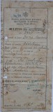 Buletin de nastere, Bucuresti 1946
