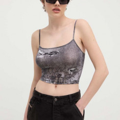 Diesel top femei, culoarea gri A12973.0QIAD