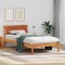vidaXL Cadru de pat Maro ceruit 80 x 200 cm Lemn masiv de pin 872841