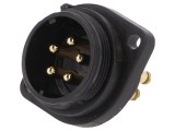 Soclu SP21 Tată 5 PIN IP68 10A 500V Terminal Șurub