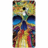 Husa silicon pentru Xiaomi Mi Mix 2, Abstract Multicolored Skull