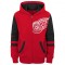 Detroit Red Wings hanorac cu glugă pentru copii faceoff colorblocked fleece full-zip - Dětsk&eacute; XL (14 - 16 let)
