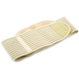 Centura Lombara Magnetica Neopren YC Support, 12 Magneti, Ajustabila, Terapie Bio Magnetica, Unisex, Bej