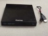 Unitate optica CD/DVD-RW externa, HAMA USB 2.0 slim, Negru - poze reale